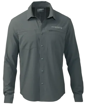 Mesa Vented LS Snap Shirt | Stone