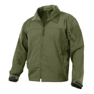 MilSpec Covert Ops Lightweight Soft Shell Jacket Olive Drab
