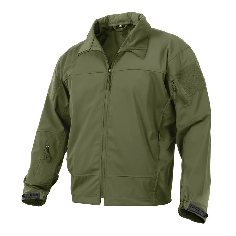 MilSpec Covert Ops Lightweight Soft Shell Jacket Olive Drab