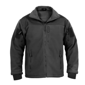 MilSpec Spec Ops Tactical Fleece Jacket Black