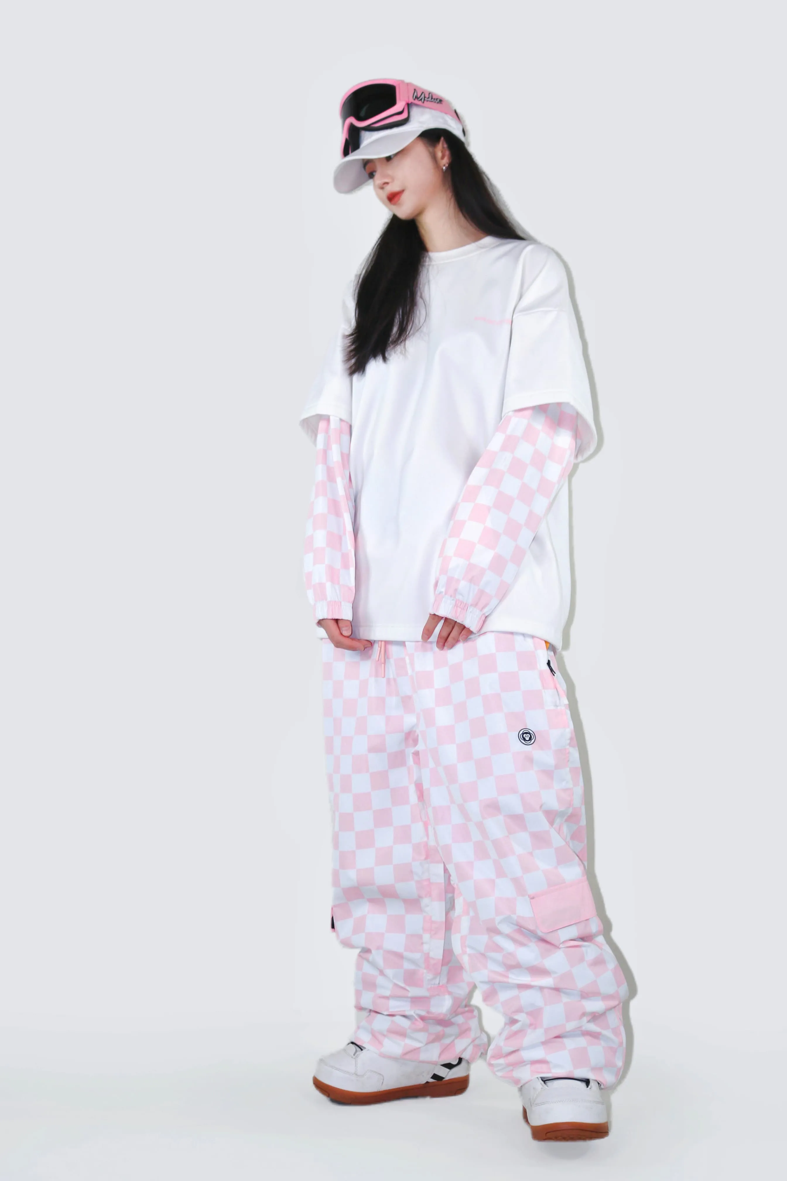 Molocoster Chess Pattern Snow Suit - Women's