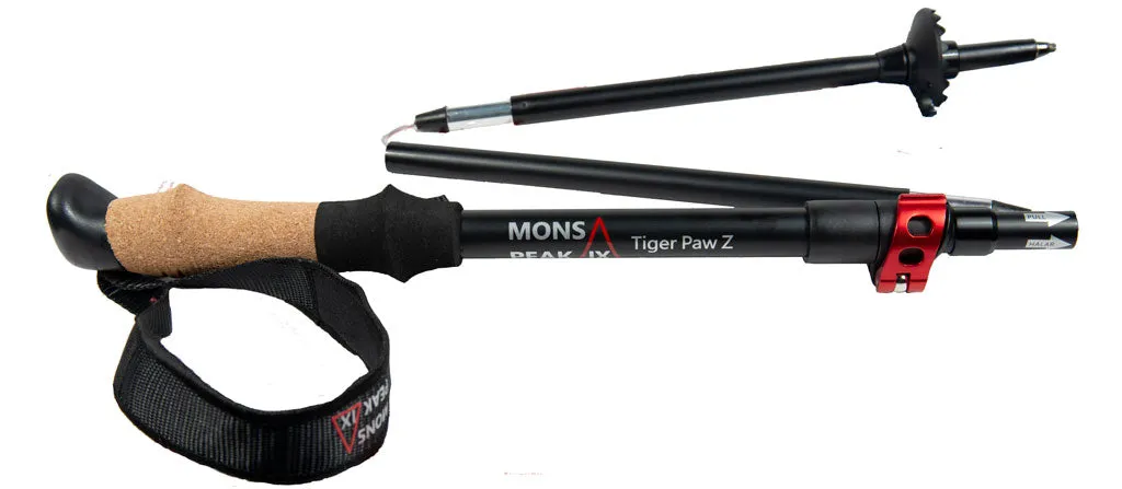 Mons Peak IX Tiger Paw Z Trekking Poles | ERGOHeal®