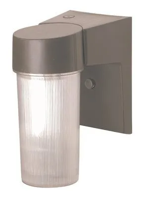 Monument Outdoor Wall Lantern With Photocell Bronze 4-1/2 X 9 Inch  Uses (1) 13-Watt Plc Fluorescent Lamp