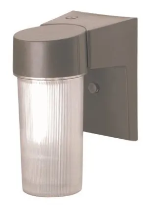 Monument Outdoor Wall Lantern With Photocell Bronze 4-1/2 X 9 Inch  Uses (1) 13-Watt Plc Fluorescent Lamp