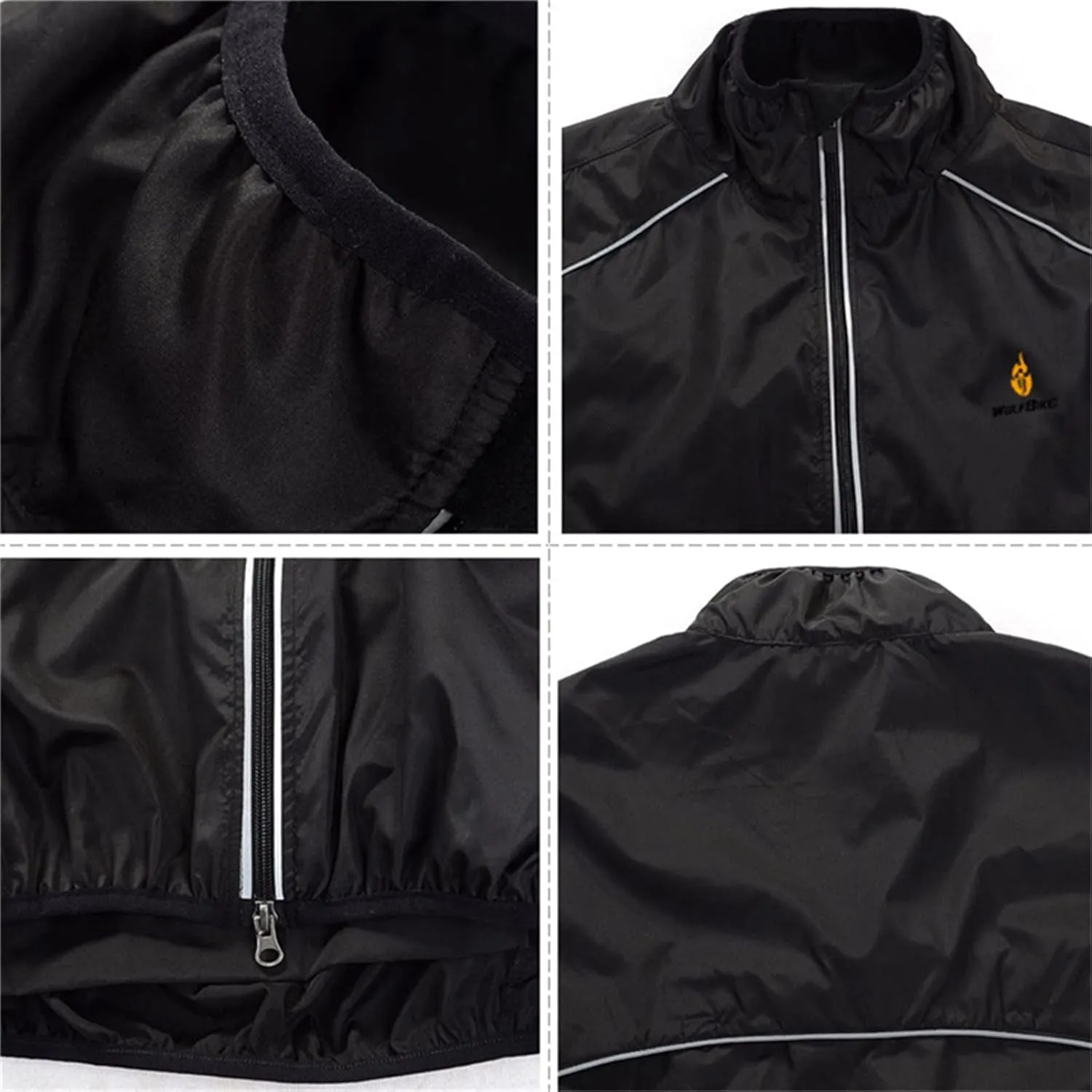 Mountain Bike Shirts Cycling Jacket Jerseys Vest Wind Coat Windbreaker Jacket Outdoor Sportswear
