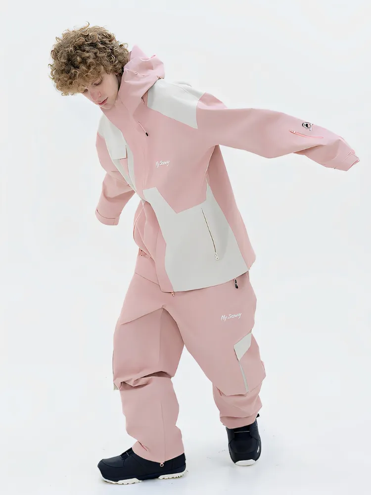 MYSNOWAY Icy Pink 3L Snow Suit - Men's