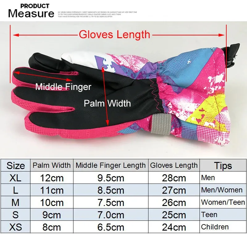 NANDN Girls / Boys Snowboard Gloves