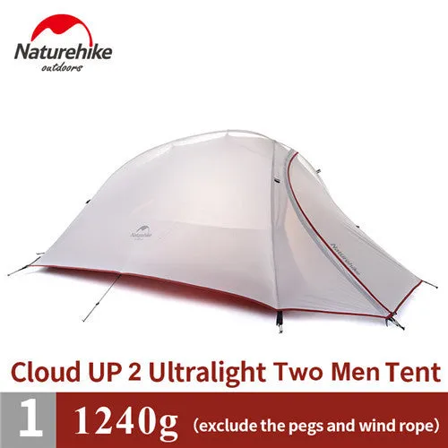 Naturehike Tent  Silicone Fabric Ultralight With Mat