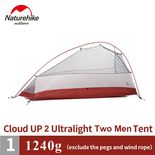 Naturehike Tent  Silicone Fabric Ultralight With Mat