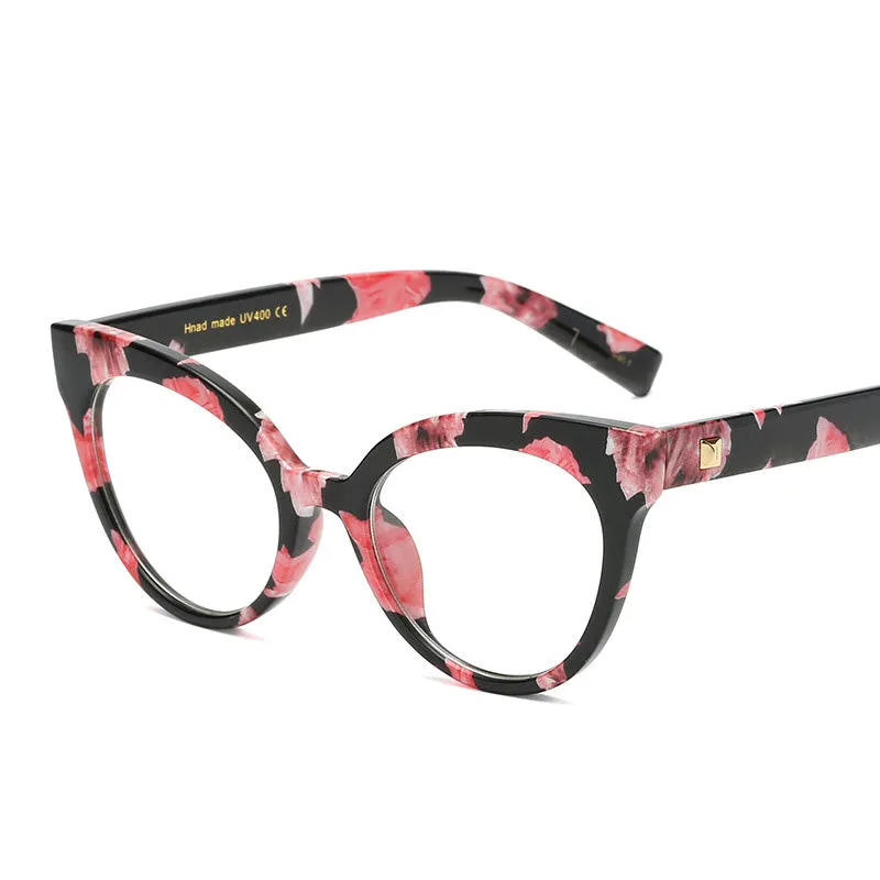 New Design Transparent Lens Sunglasses for Women