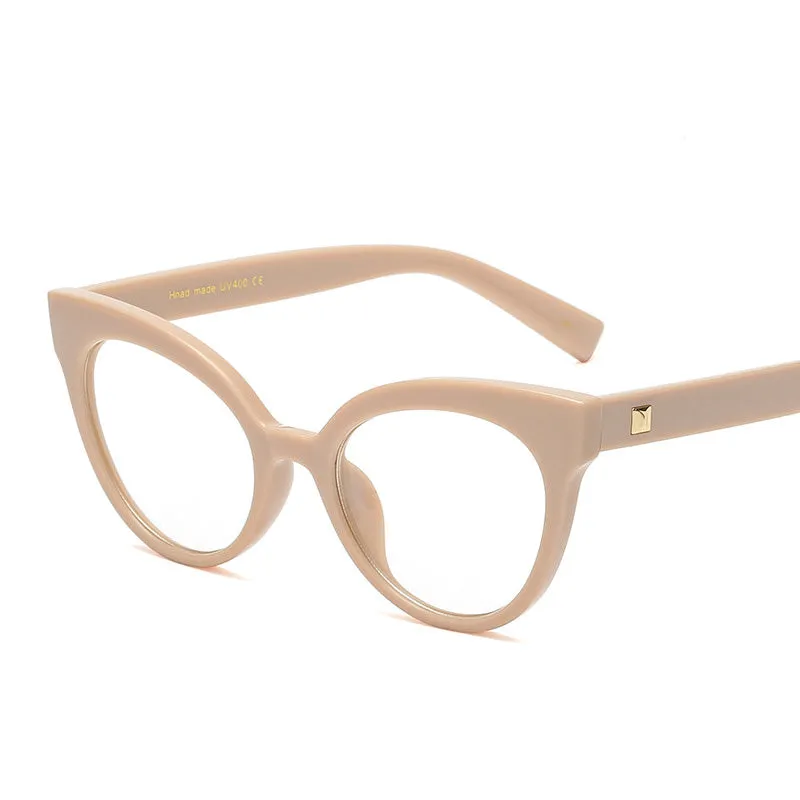 New Design Transparent Lens Sunglasses for Women