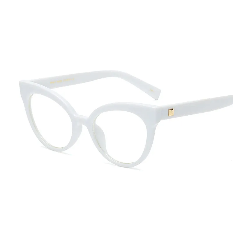 New Design Transparent Lens Sunglasses for Women