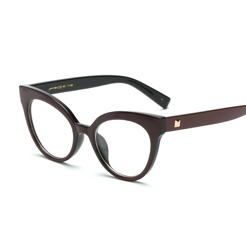 New Design Transparent Lens Sunglasses for Women