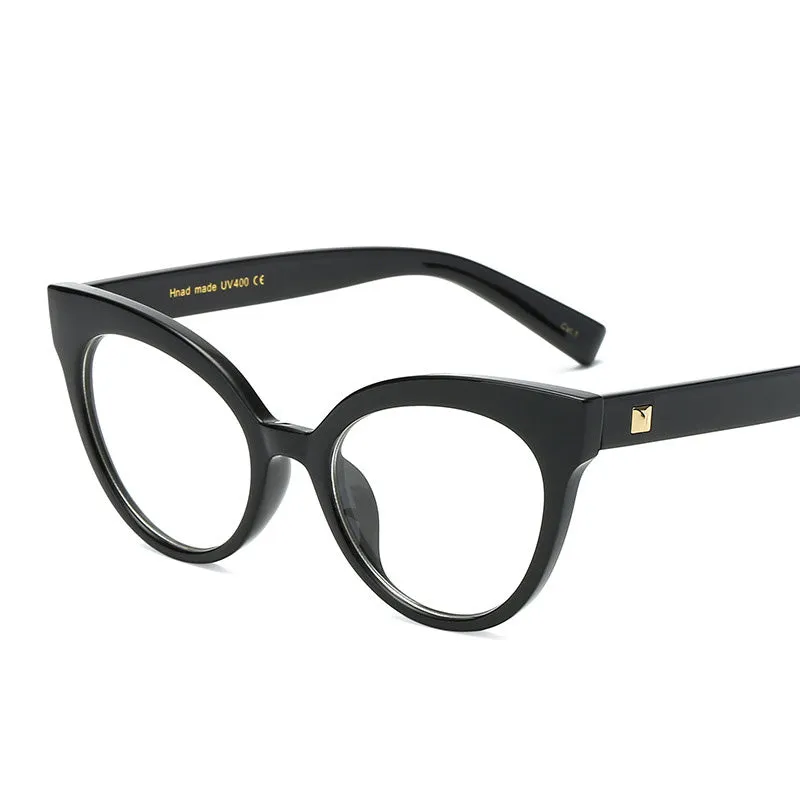 New Design Transparent Lens Sunglasses for Women