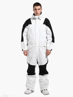 new unisex ski suit fluorescent camouflage waterproof and breathable night single and double board one-piece snow suit