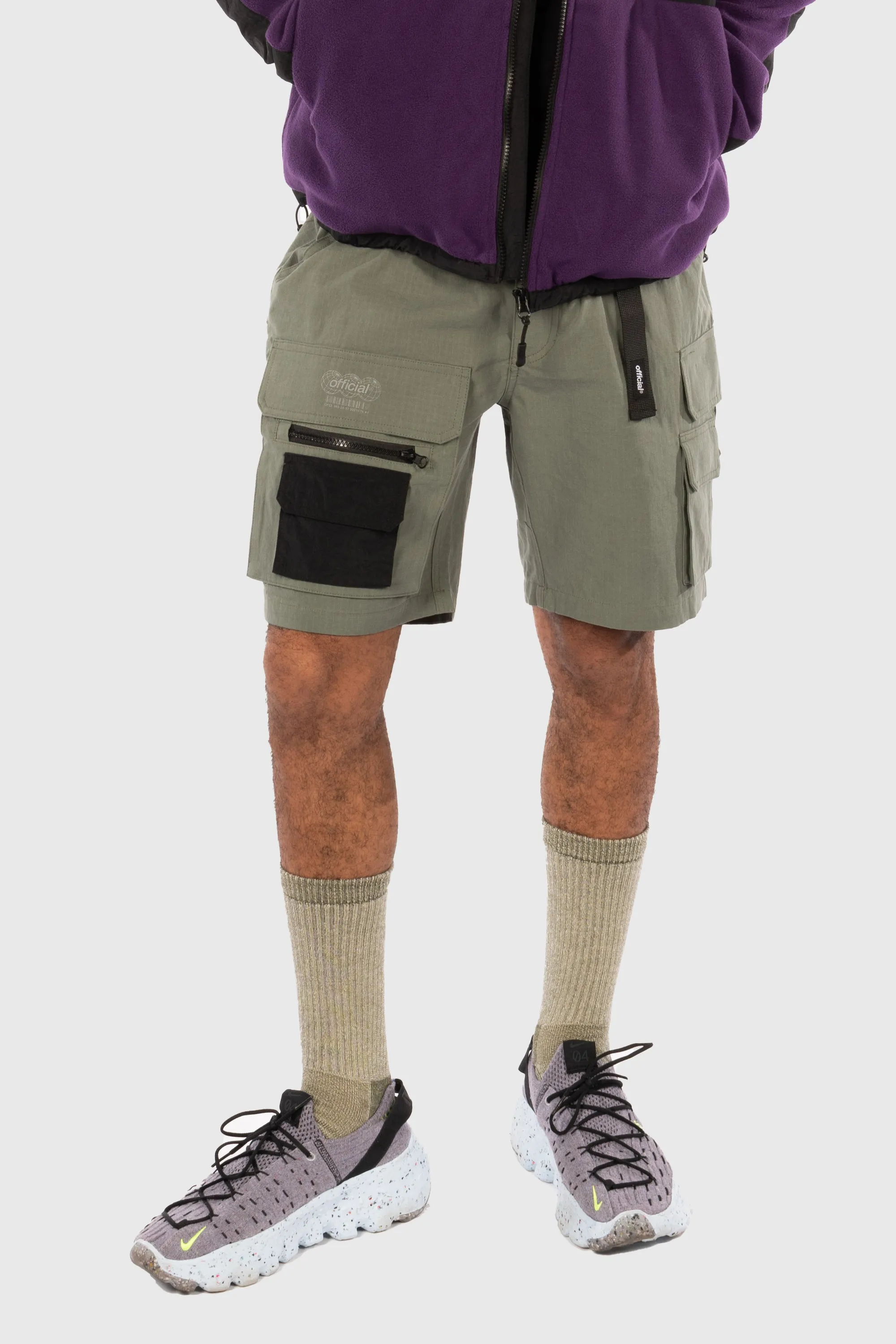 Nexus Ripstop Cargo Shorts (Dusty Olive)