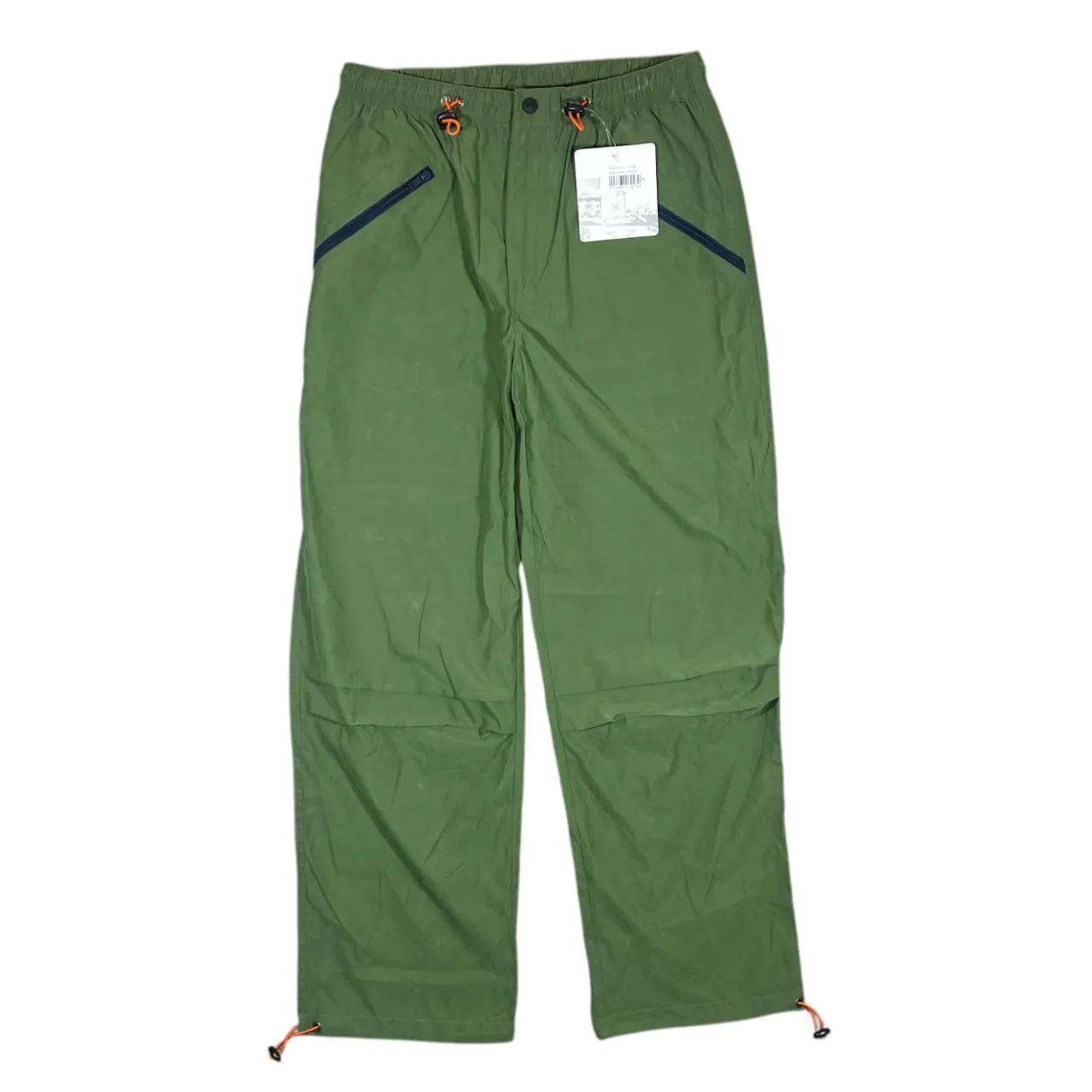 NO FEAR Classic Green Outdoor Hiking Windbreaker Utility Track Pants Trousers