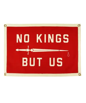 No Kings But Us Camp Flag • United By Blue x True Hand Society x Oxford Pennant Original