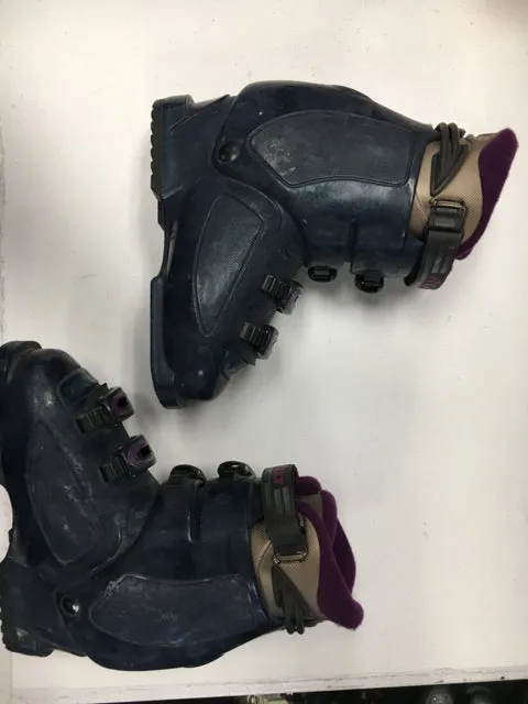 Nordica Next 67 Navy/Purple/Silver Size 23.5 Used Downhill Ski Boots