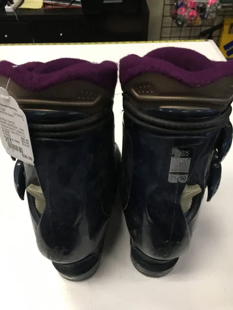 Nordica Next 67 Navy/Purple/Silver Size 23.5 Used Downhill Ski Boots