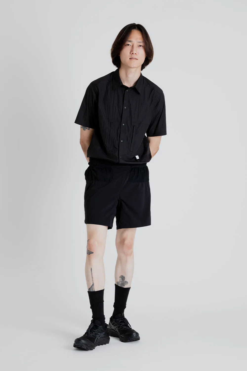 Nylon Trail Shorts - Black