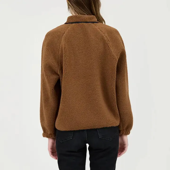 On the Go Fleece Jacket Brown