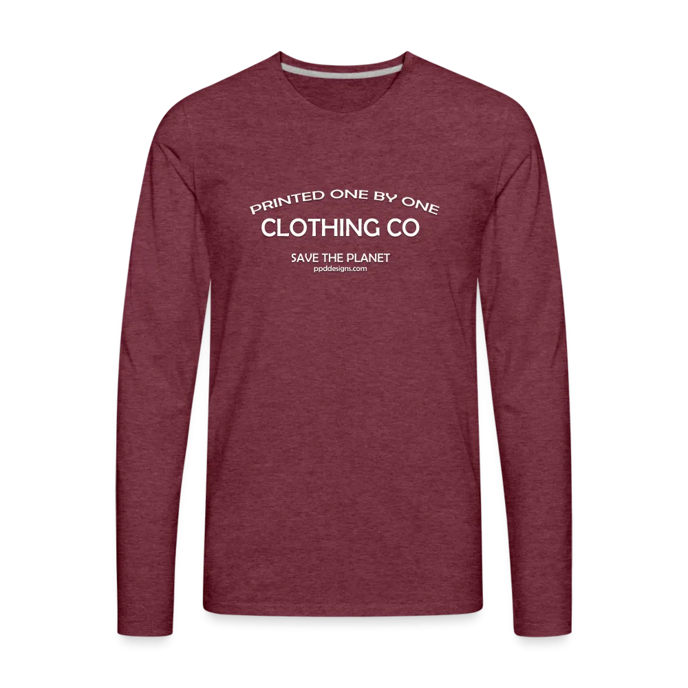 One by One Men's or Unisex Premium Long Sleeve T-Shirt up to 3 XL