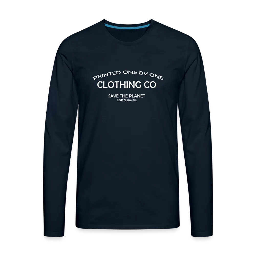 One by One Men's or Unisex Premium Long Sleeve T-Shirt up to 3 XL