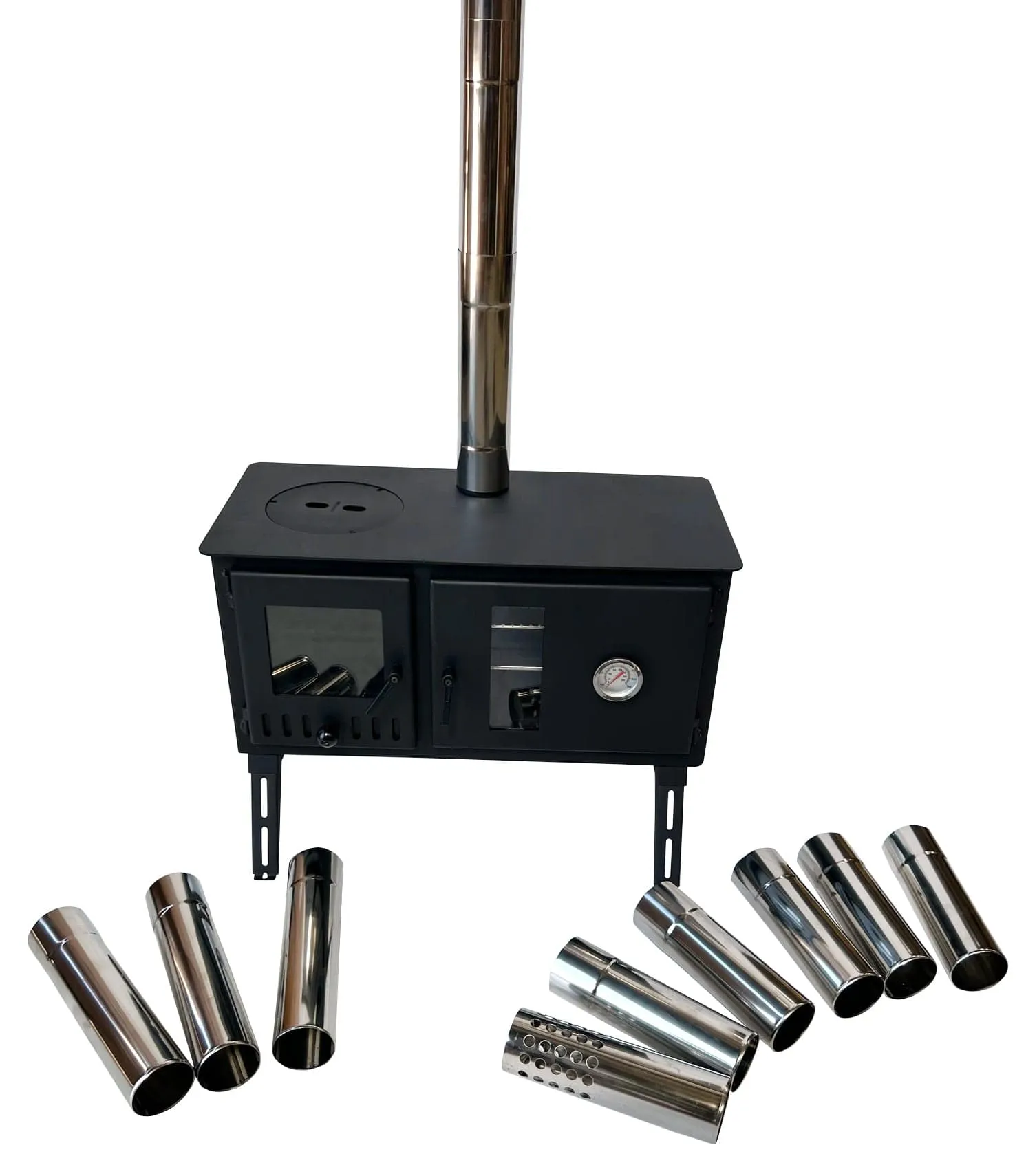 Outbacker® Firebox Eco Burn Range Oven Portable Tent Stove | 3.5kw 20.5kg
