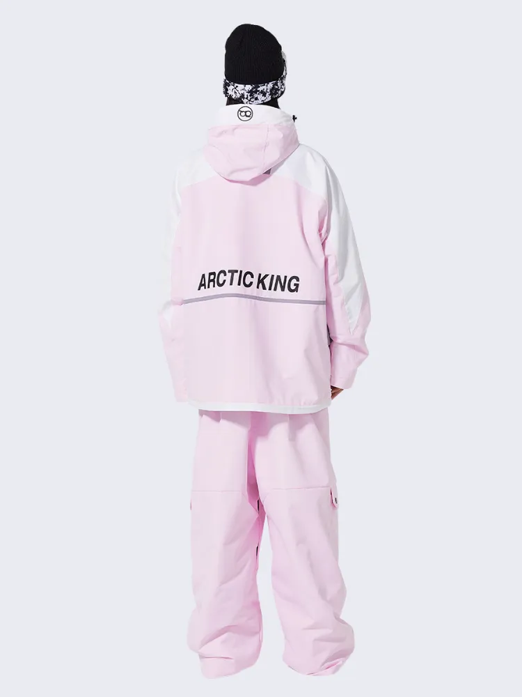Outdoor Colorblock Ski Suits Adventure Snowboarding Jacket & Bibs