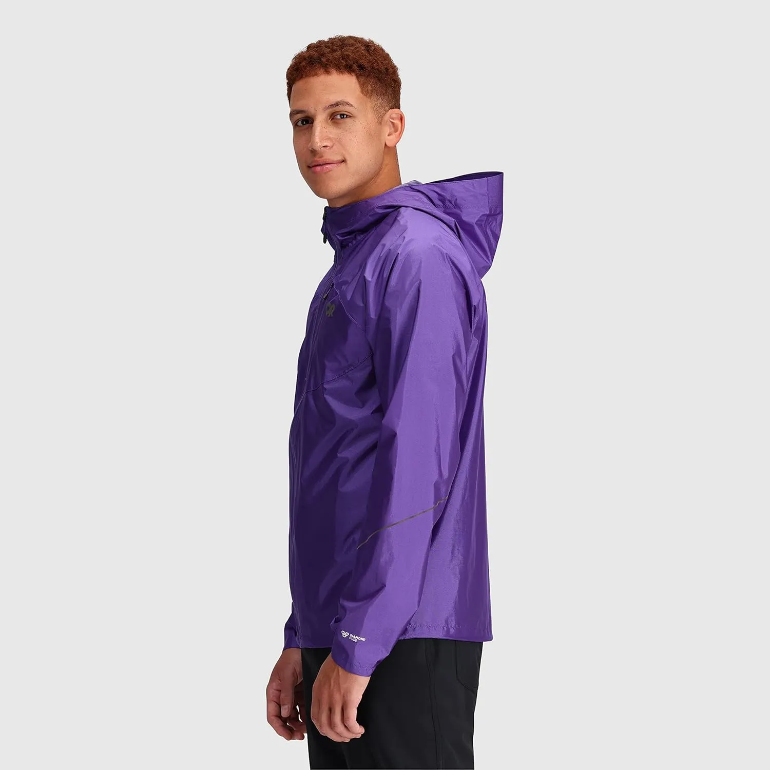 Outdoor Research Men's Helium Rain Jacket  Breathable Weatherproof Jacket