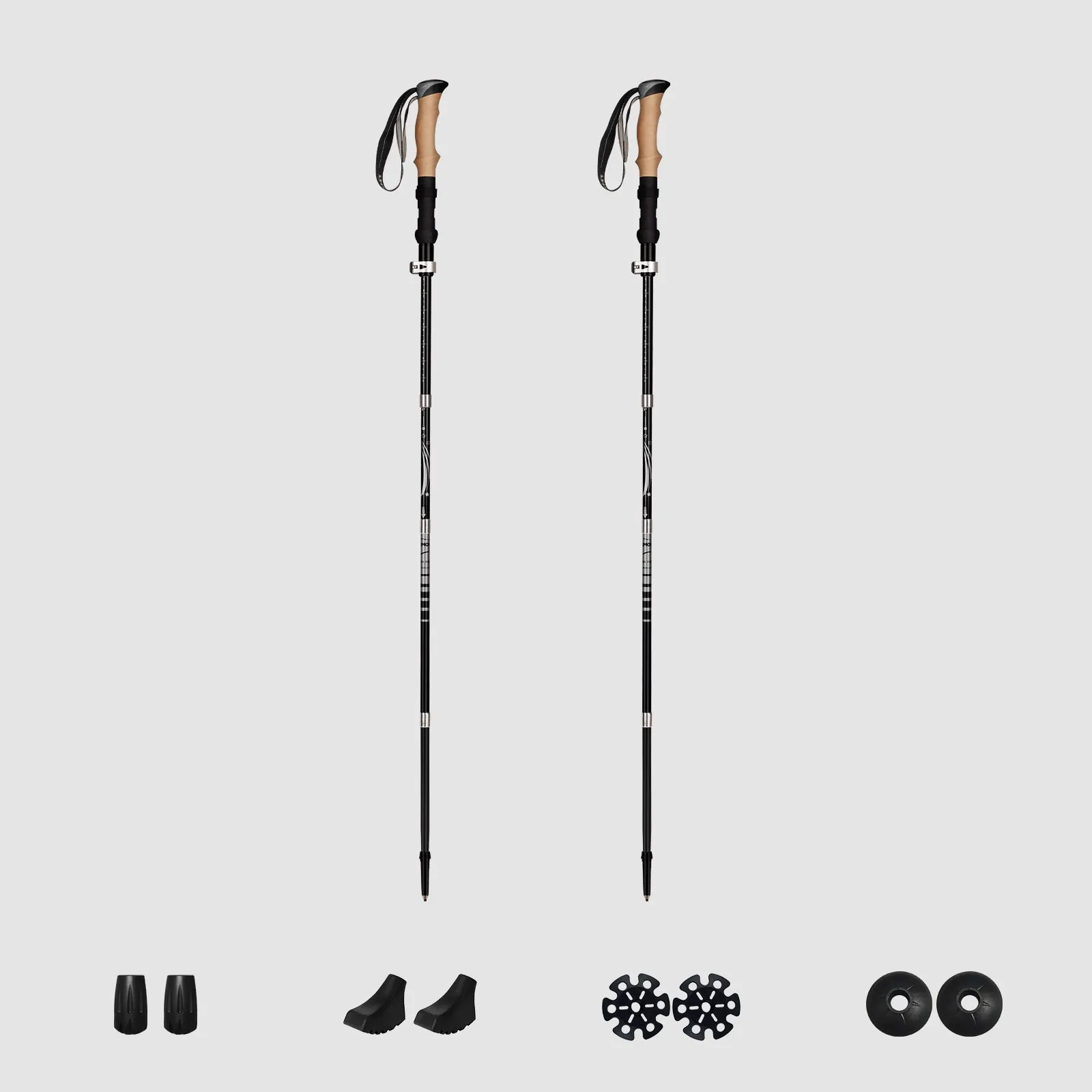 Overmont Aluminum Trekking Poles