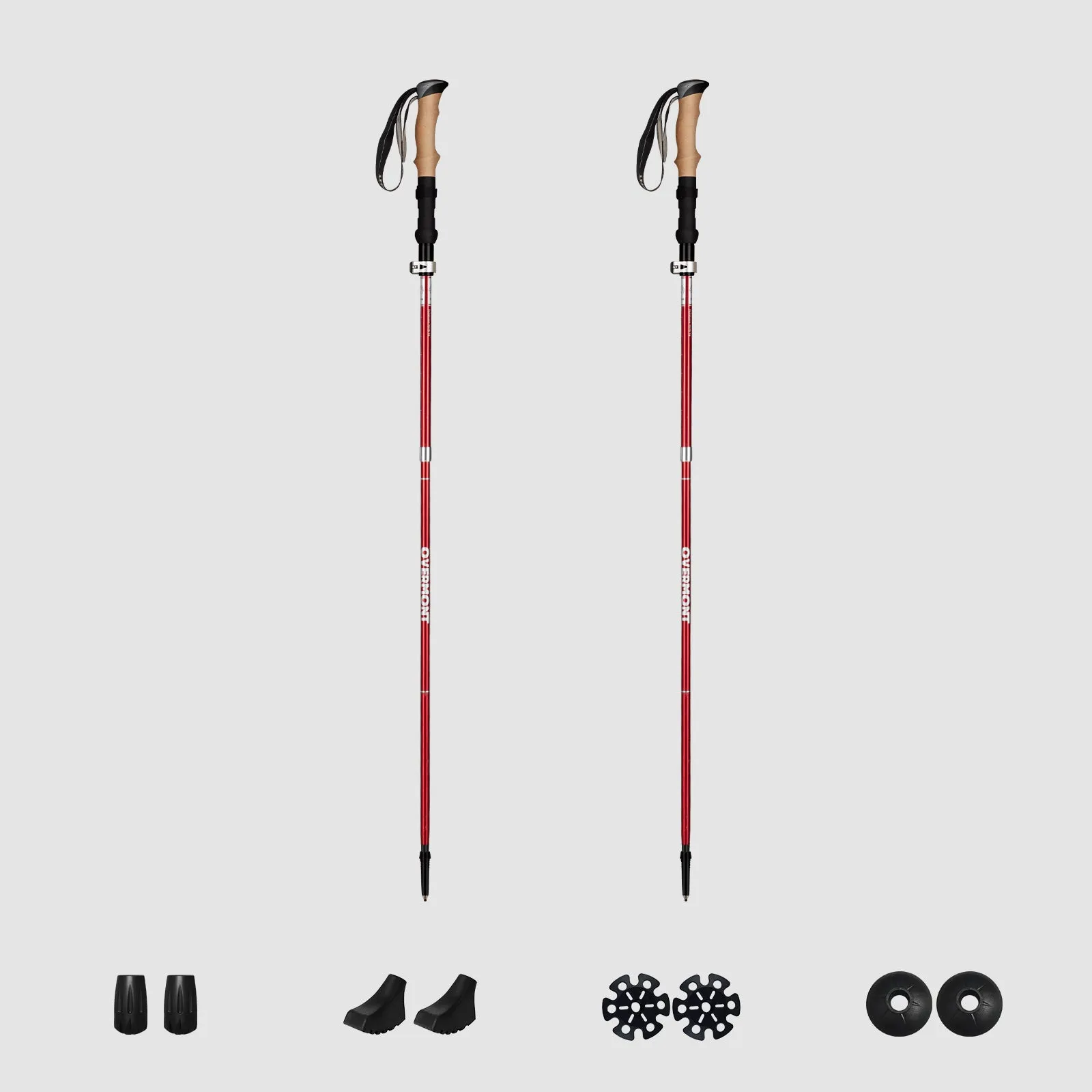 Overmont Aluminum Trekking Poles