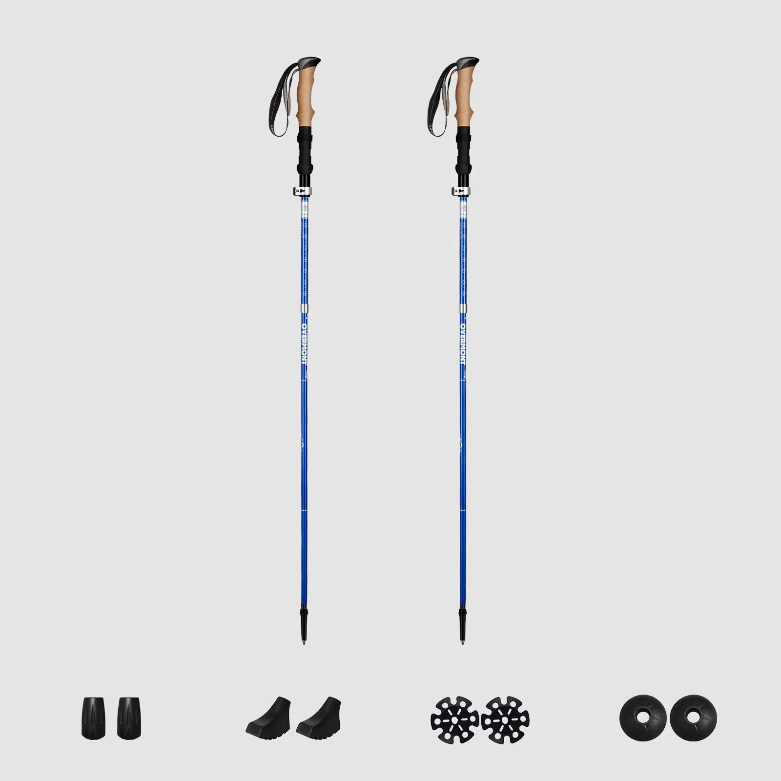 Overmont Aluminum Trekking Poles
