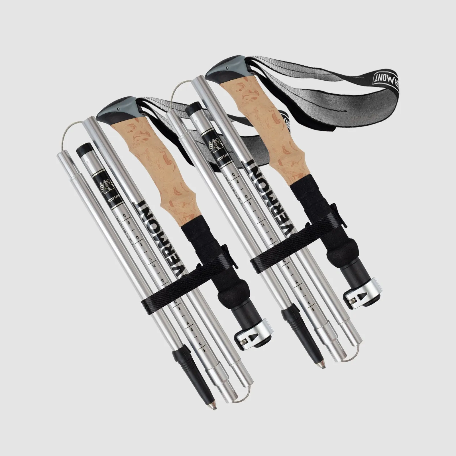 Overmont Aluminum Trekking Poles