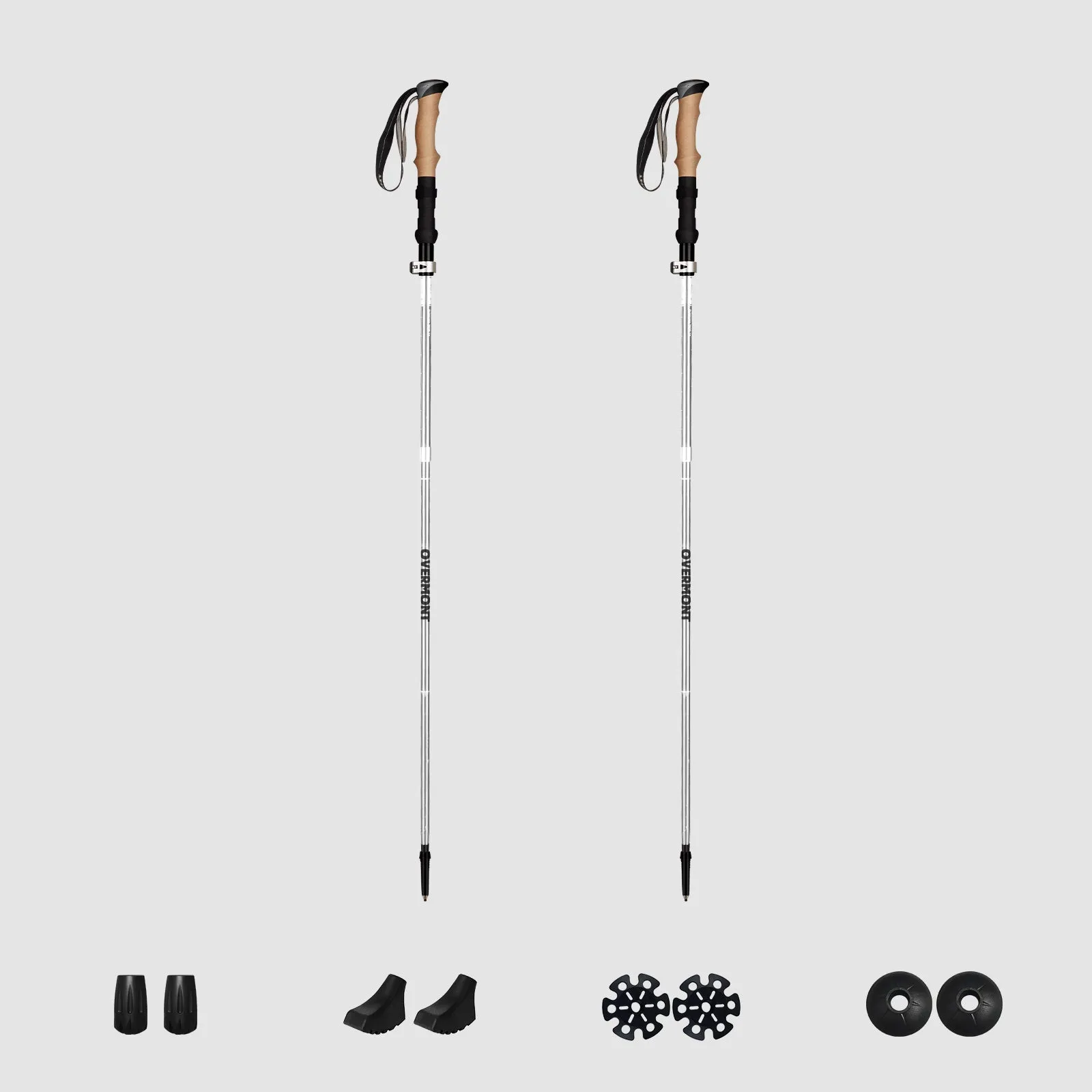 Overmont Aluminum Trekking Poles
