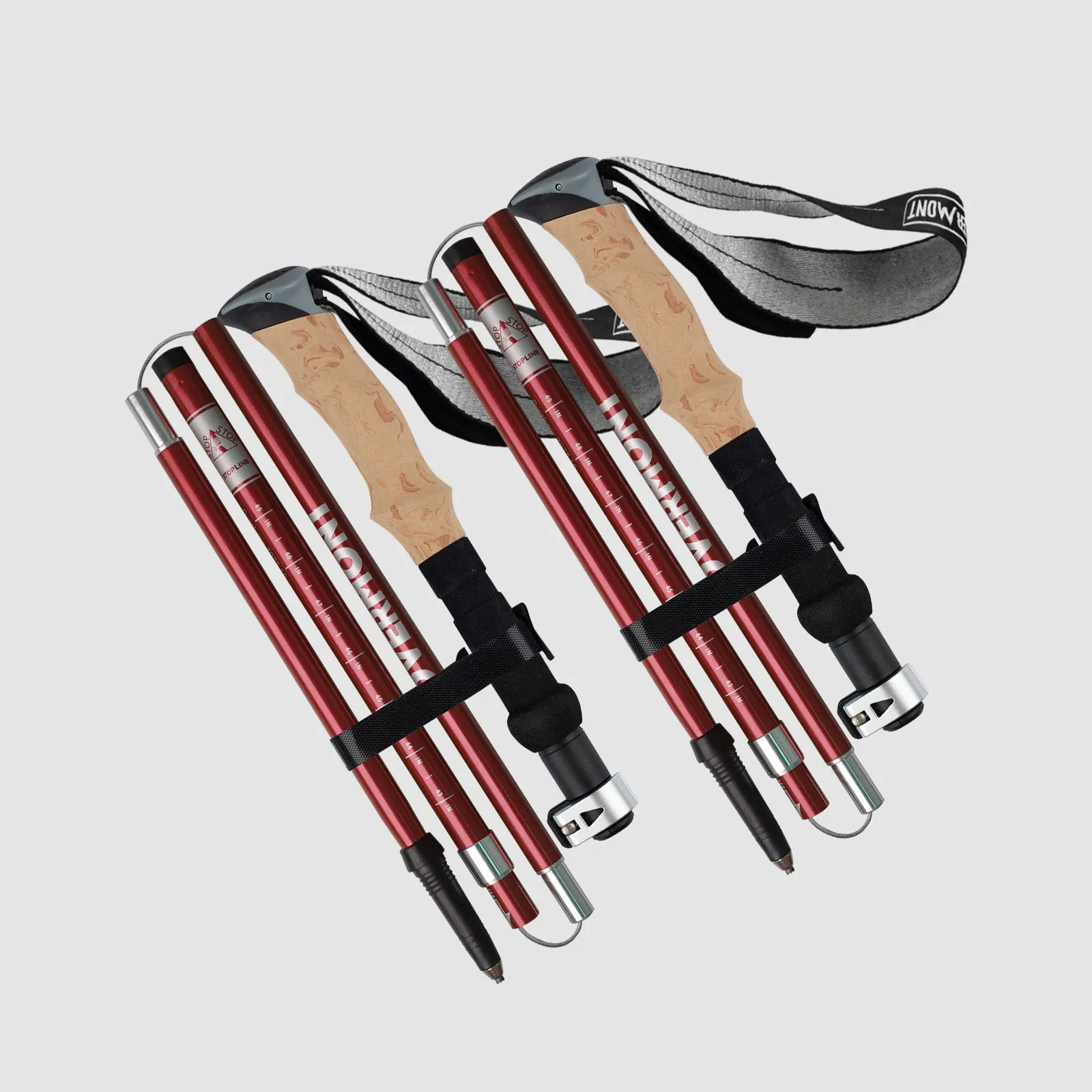 Overmont Aluminum Trekking Poles