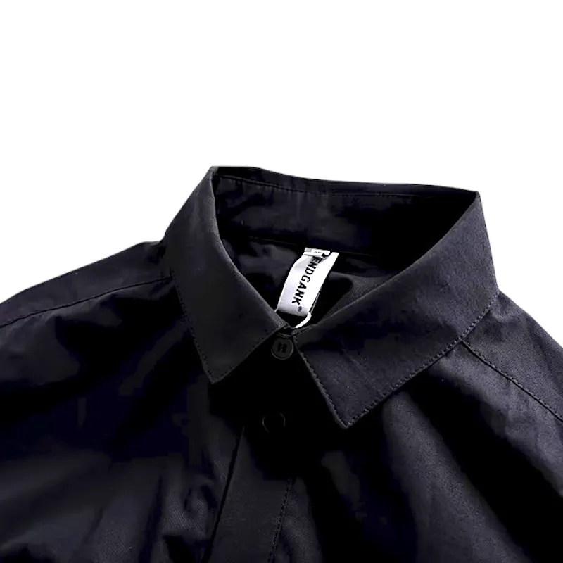 Oversized fit cargo pocket shirt