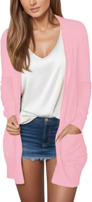 Oversized Lightweight Cardigan Blouses for Women Plus Size Lightweight Cardigan Casual Work Light Fitted Coats Button