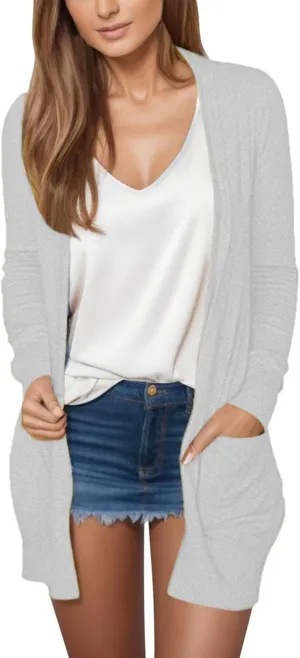 Oversized Lightweight Cardigan Blouses for Women Plus Size Lightweight Cardigan Casual Work Light Fitted Coats Button