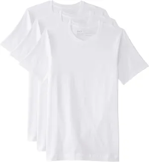 Pact Men's Cool-Stretch Crew Undershirt 3-Pack, Soft & Durable