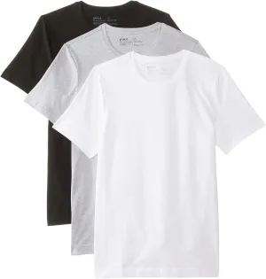 Pact Men's Cool-Stretch Crew Undershirt 3-Pack, Soft & Durable