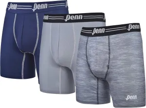 Penn Mens Performance Boxer Briefs - 3 Pack