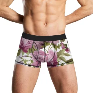 Peony Men's Boxer Briefs Breathable Sports Underwear S-2XL