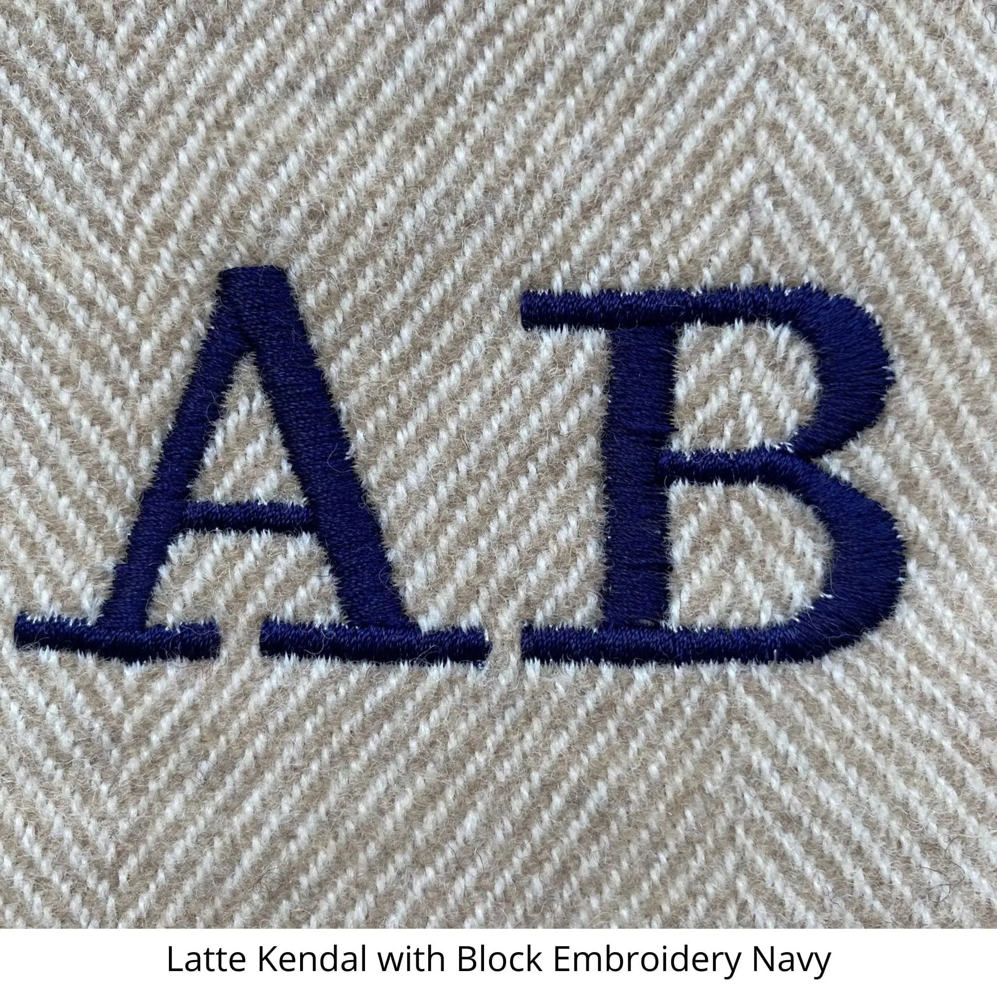 Personalised Kendal Merino Lambswool Wrap Serape