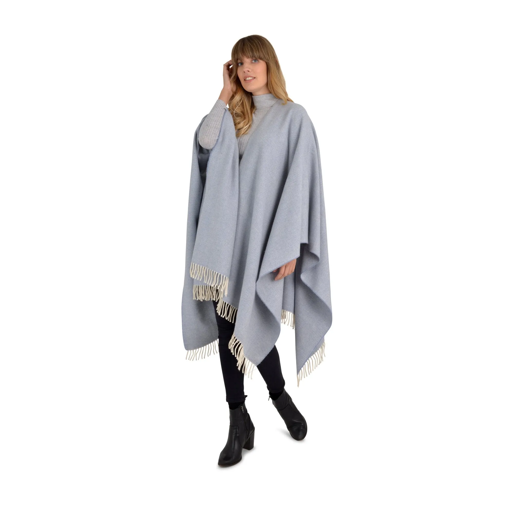 Personalised Kendal Merino Lambswool Wrap Serape