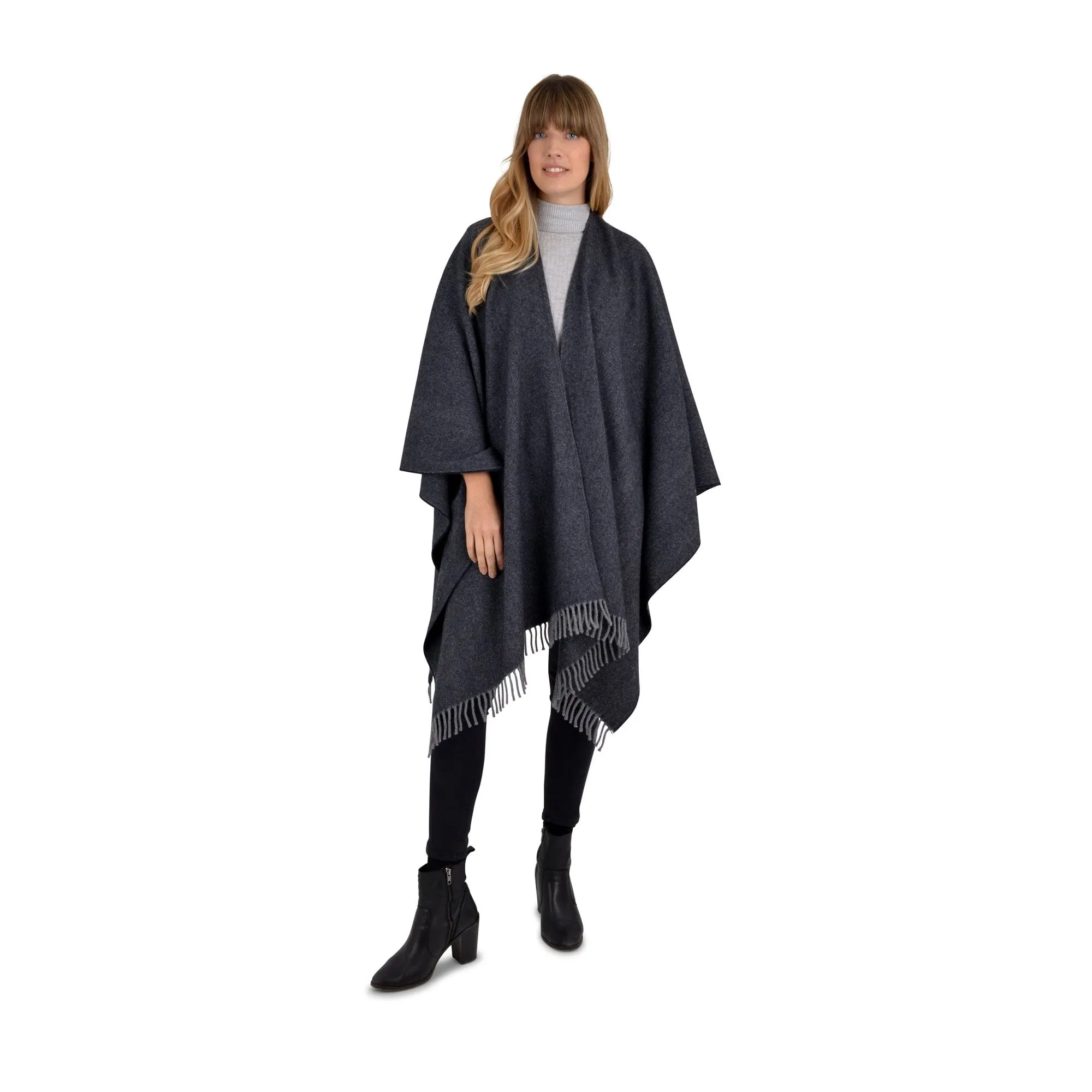 Personalised Kendal Merino Lambswool Wrap Serape