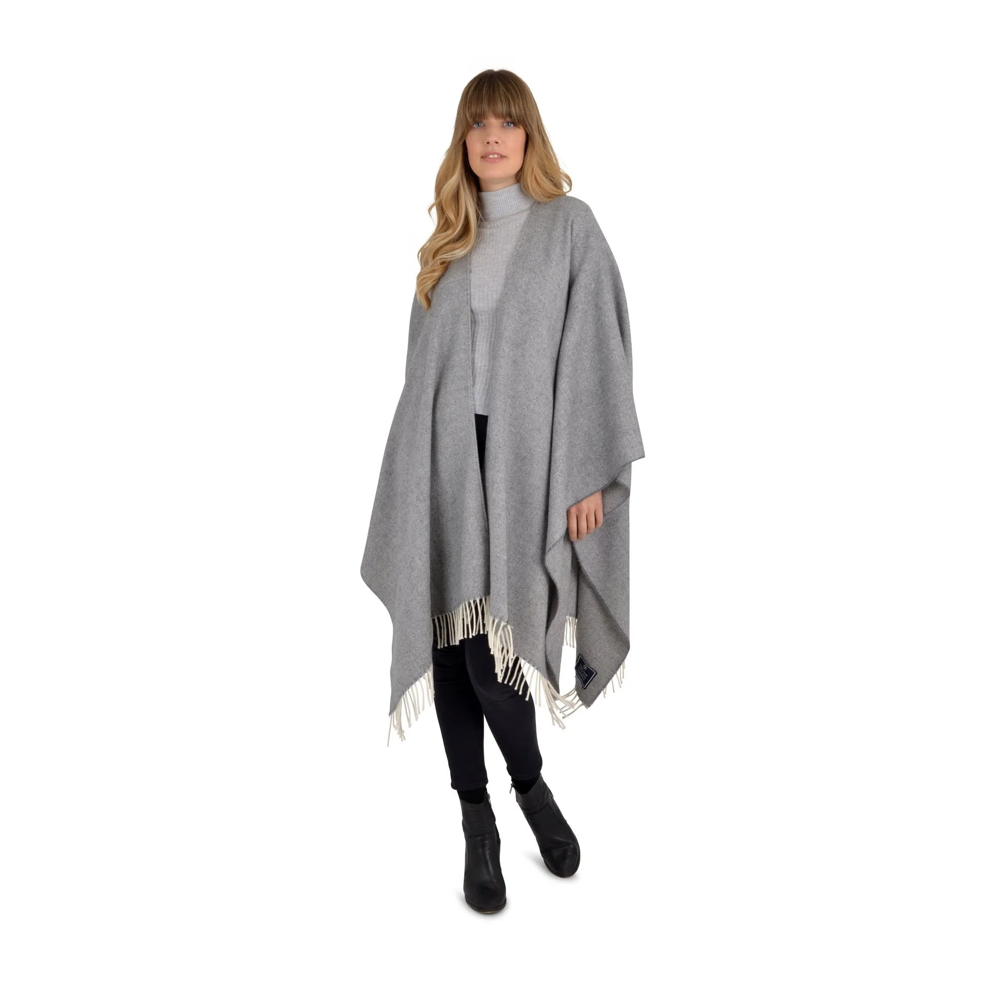 Personalised Kendal Merino Lambswool Wrap Serape