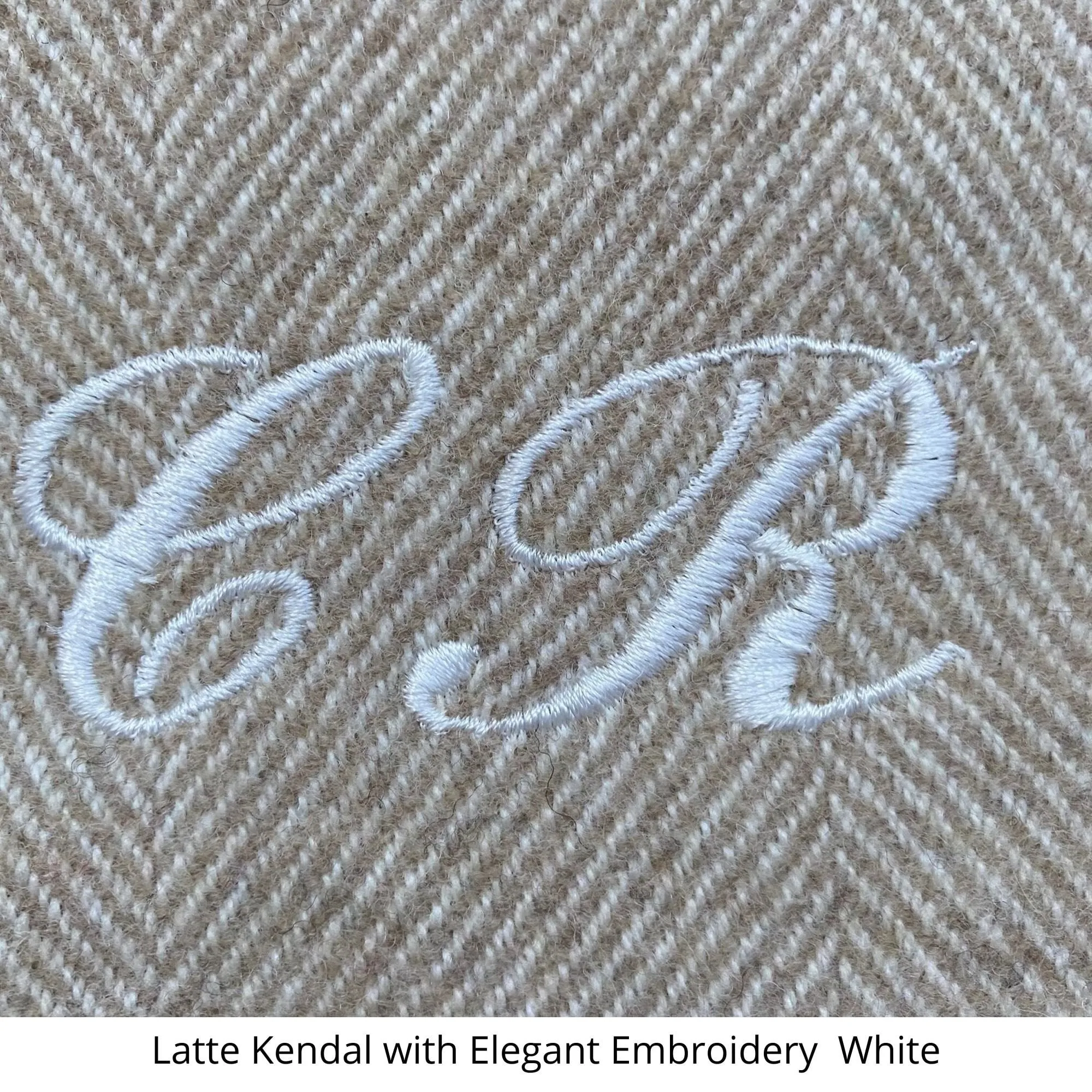 Personalised Kendal Merino Lambswool Wrap Serape