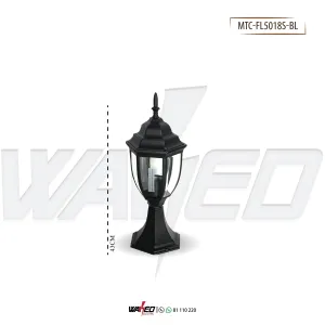 Pillar Lantern - Black